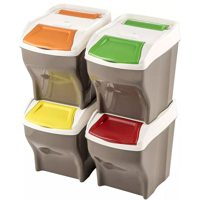 Bama Pattumiera Poker Plus Set 4x27 Litri