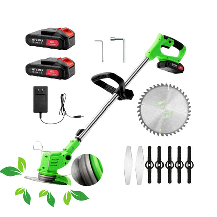 Decespugliatore Tagliaerba Elettrico a Batteria 24V con 2 Batterie