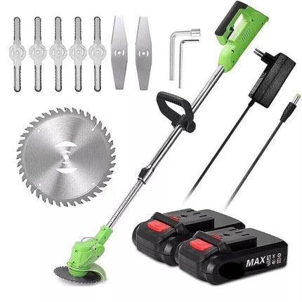 Decespugliatore Tagliaerba Elettrico a Batteria 24V con 2 Batterie