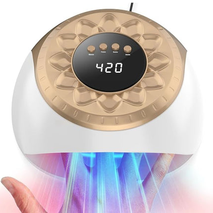 Lampada LED/UV per Unghie 268W con Display Digitale e Timer fino a 99 secondi