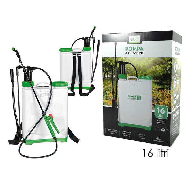 Nebulizzatore Spalla Pompa Zaino 16 LT Irroratrice giardino