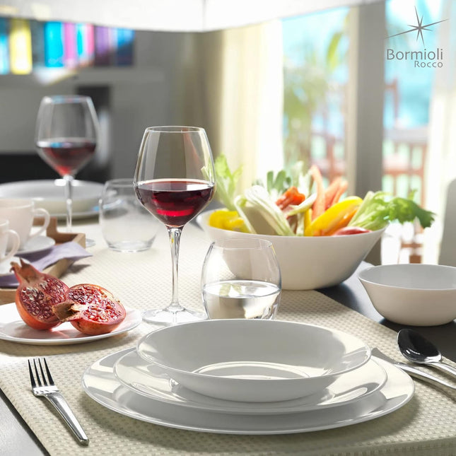 Bormioli Rocco – Servizio Tavola 12 Pezzi Whitemoon in Vetro Opale