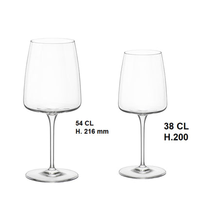 Set di 6 Calici da Vino Rosso e Bianco Nexo Bormioli Rocco