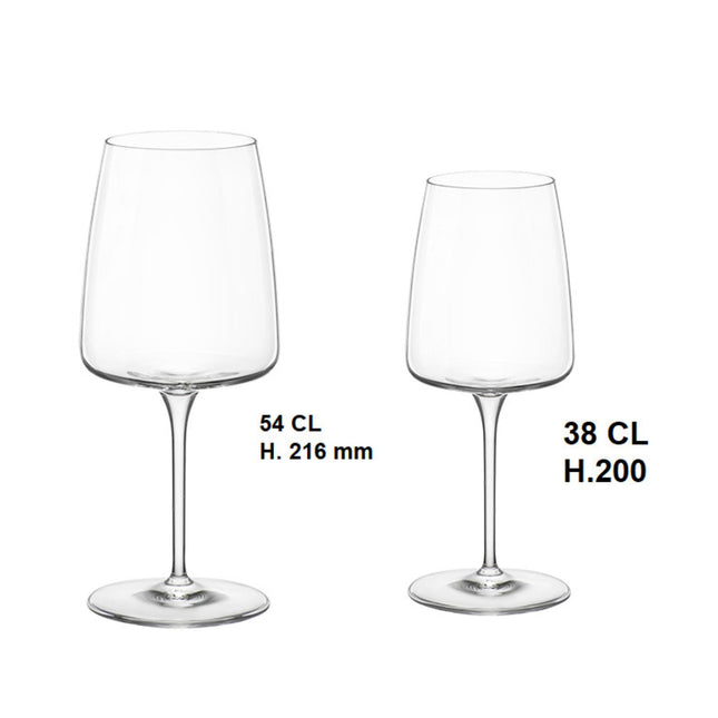 Set di 6 Calici da Vino Rosso e Bianco Nexo Bormioli Rocco