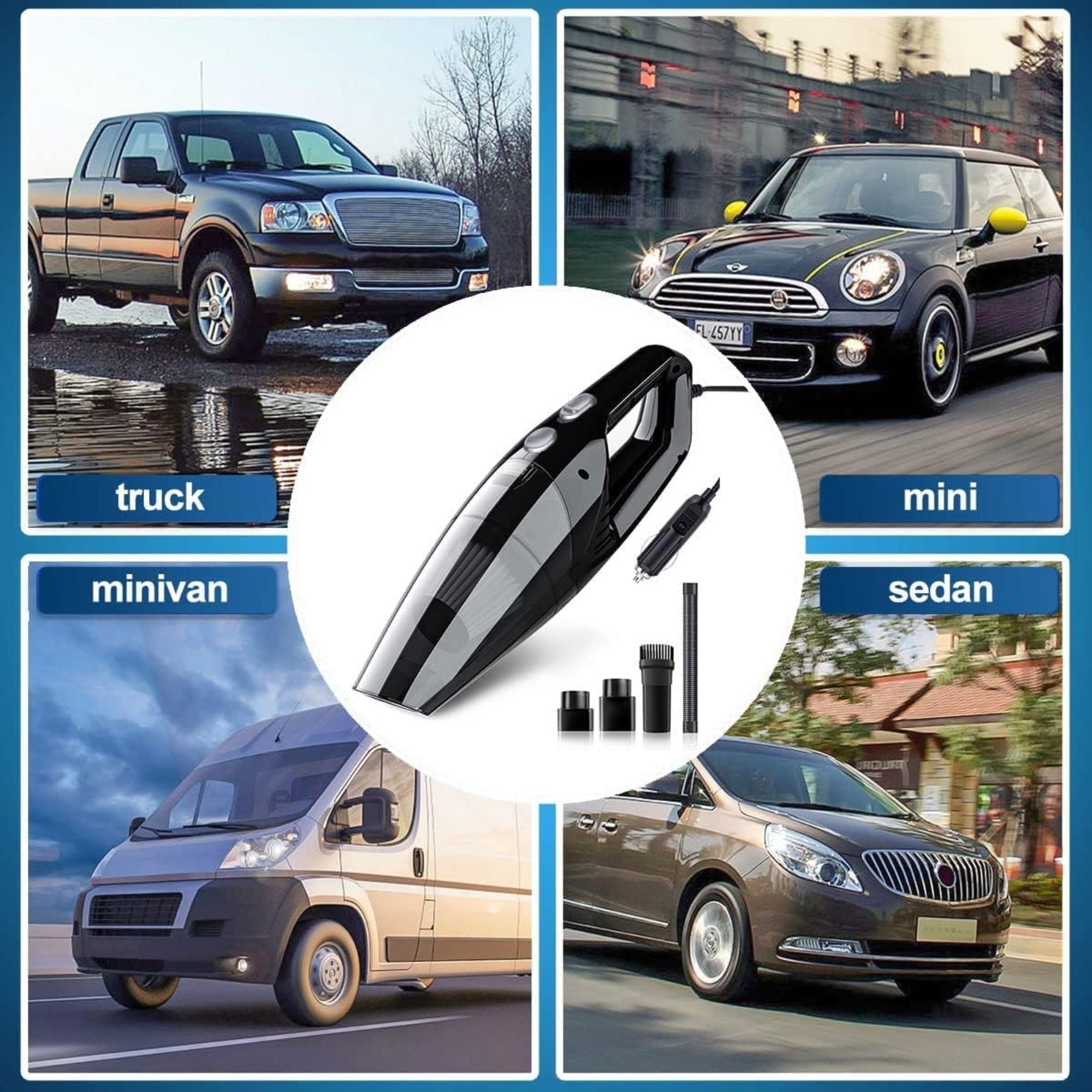 Aspirapolvere Portatile Senza Fili Per Auto, Casa E Ufficio Aspiratore Potente Aspirapolvere Portatile Senza Fili Per Auto, Casa E Ufficio Aspiratore Potente
