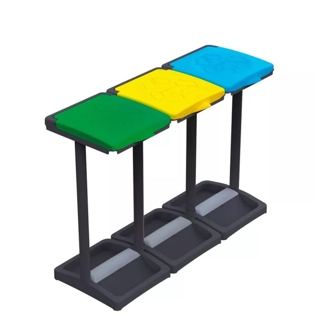 Mongardi Porta sacchi spazzatura 3 contenitori raccolta differenziata Mr.B Tris