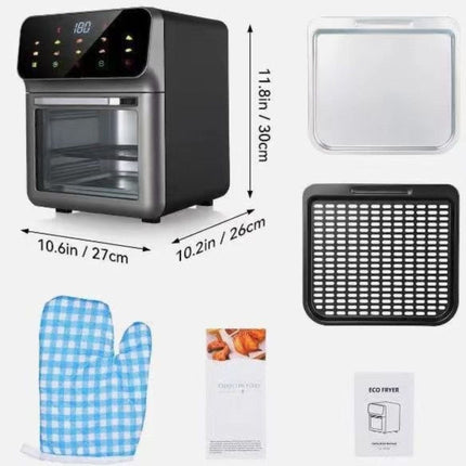 Forno Friggitrice ad Aria 12L con Finestra Visibile