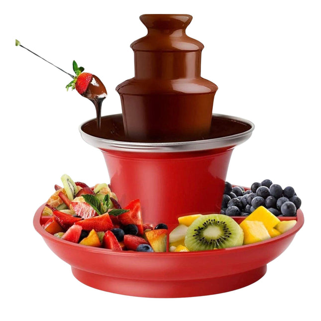 Fontana di Cioccolato Elettrica Fonduta Cascata 3 Livelli