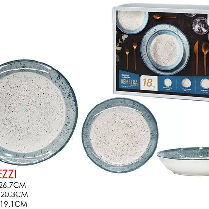 Servizio di Piatti 18 Pezzi - Demetra