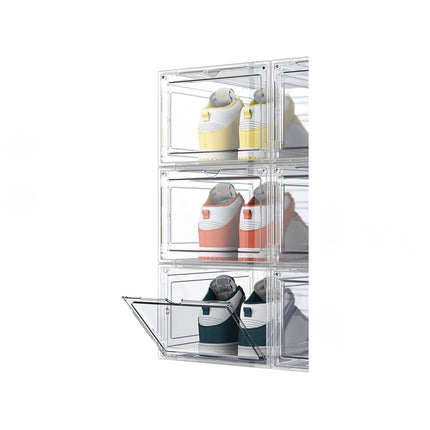 Organizzatore Porta Scarpe in Plastica Impilabile Pieghevole 32,6x24x14cm